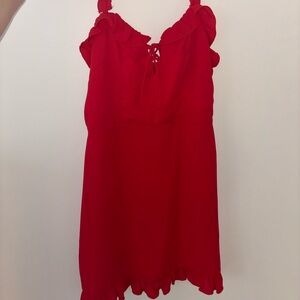 Revolve Mini Red Dress